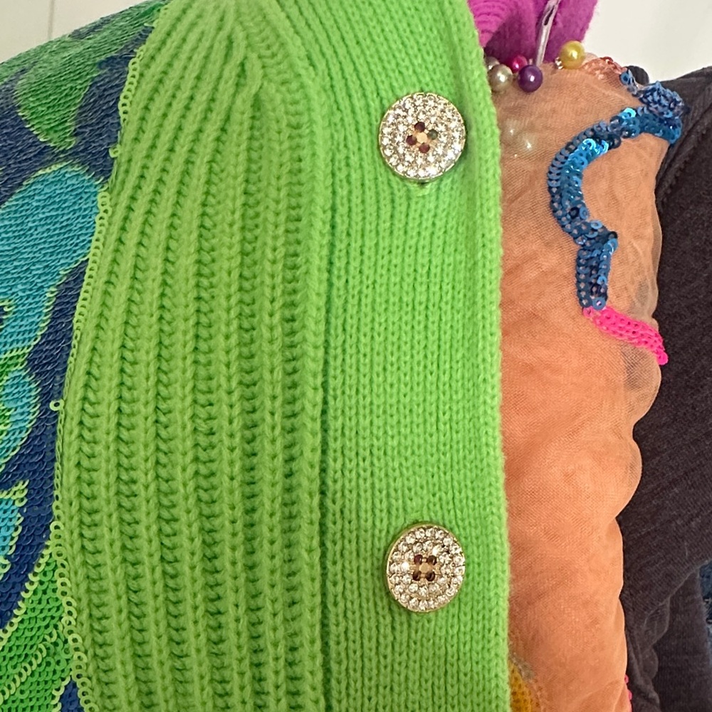 Queen of Sparkles cowboy boot cardigan - Picture 4 of 4